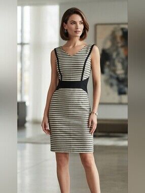 The limited sheath dress Striped Sz 0